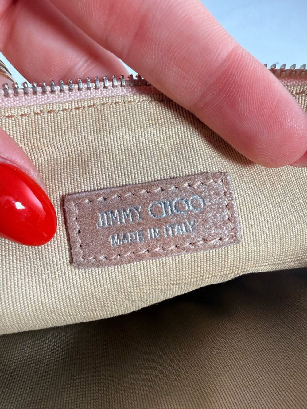 Jimmy Choo Metallic Star Studded Pouchette - Picture 5 of 6